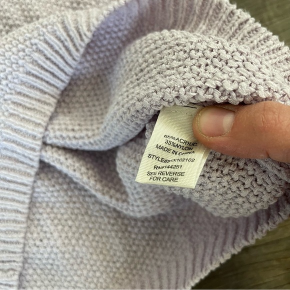 JESSICA SIMPSON knit top in light purple - Picture 5 of 7